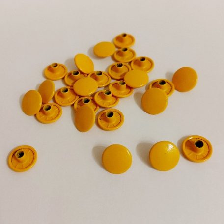 Szegecs fej 10 mm , festett sárga