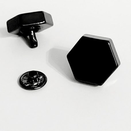 Hexagon szegecs 20 mm, fekete nikkel