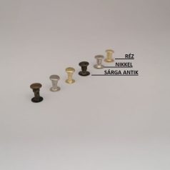 Csőszegecs mini  4.5 mm és 5.5 mm, lencse fejű