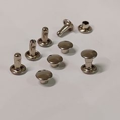 Dupla LENCSE fejű szegecs 7,2 mm , nikkel