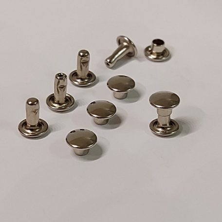 Dupla LENCSE fejű szegecs 7,2 mm , nikkel