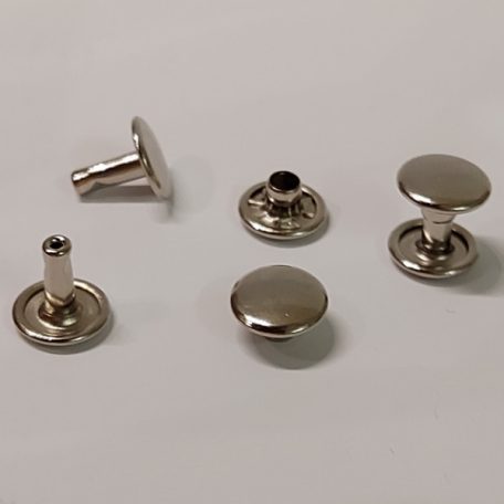 Dupla LENCSE fejű szegecs 11 mm , nikkel