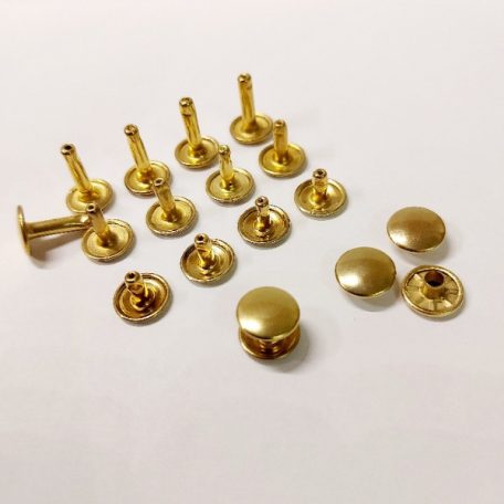 Dupla LENCSE fejű szegecs 11 mm , rezezett
