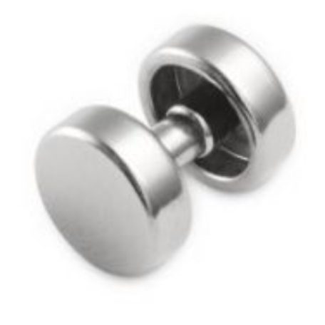 Dupla LAPOS fejű szegecs 11 MM , nikkel