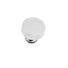Kerek 15 MM zamak szegecs , fényes nikkel