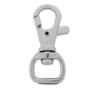 Karabiner  10 MM x 40 mm , oldalhúzós , nikkel 