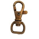 Karabiner , egyenes végü , 10 MM  x 40 mm , oldalhúzós , antik