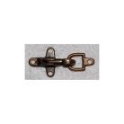 Ruhakarabiner 25 x 43 mm , antik