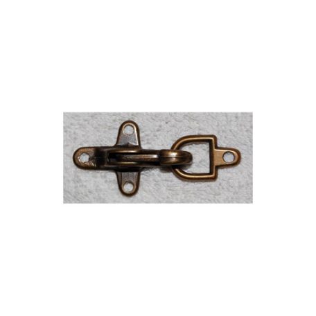 Ruhakarabiner 25 x 43 mm , antik