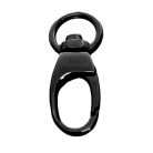 Karabiner 12 MM , karikás , fekete nikkel