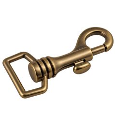 Karabiner 20 MM x 65 mm , oldalhúzós , sELYEM ANTIK