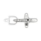 Ruhakarabiner 30 x 45 mm , nikkel