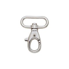 Karabiner 30 MM x 50 , oldalhúzós , zamak , nikkel