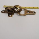 Ruhakarabiner , sárga antik 