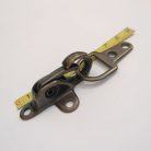 Ruhakarabiner , bronz antik 