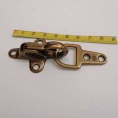 Ruhakarabiner , sárga antik 