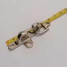 Ruhakarabiner ,kicsi ,  nikkel