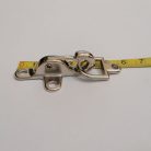 Ruhakarabiner ,kicsi ,  nikkel