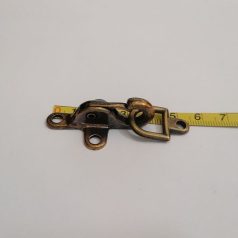 Ruhakarabiner ,kicsi ,  sárga antik 
