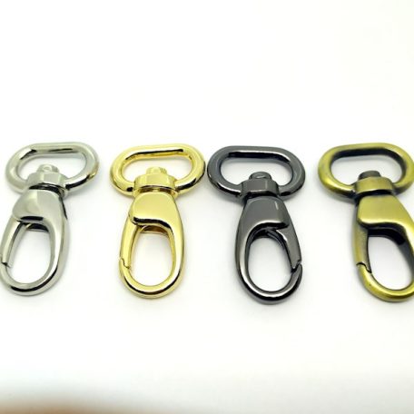Karabiner 20 MM , kisfejű csepp , arany