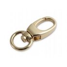 Karabiner 12 MM kerek fogótartós , arany