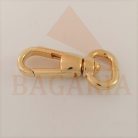 Karabiner , arany , 12 mm x 40 mm