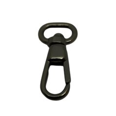Karabiner , fekete , 12 mm x 40 mm