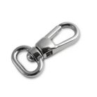 Karabiner , nikkel szinü , 12 mm x 40 mm