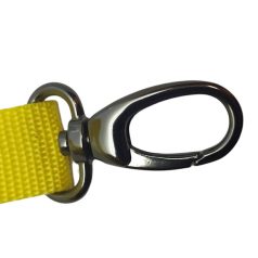 Karabiner 25 MM , nagyfejű csepp , fekete nikkel