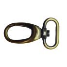 Karabiner 25 MM , nagyfejű csepp , selyem antik