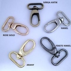 Karabiner 30 MM , nagyfejű csepp , arany