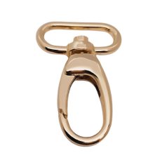Karabiner 30 MM , nagyfejű csepp  , rose gold