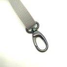 Karabiner 20 MM , nagyfejű csepp , fekete nikkel