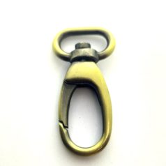 Karabiner 20 MM , nagyfejű csepp , selyem antik