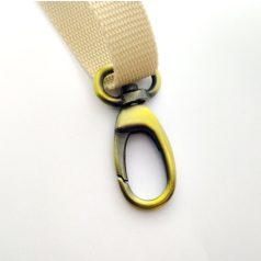 Karabiner 20 MM , nagyfejű csepp , selyem antik