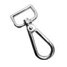 Karabiner 20 MM , nagyfejű egyenes , nikkel