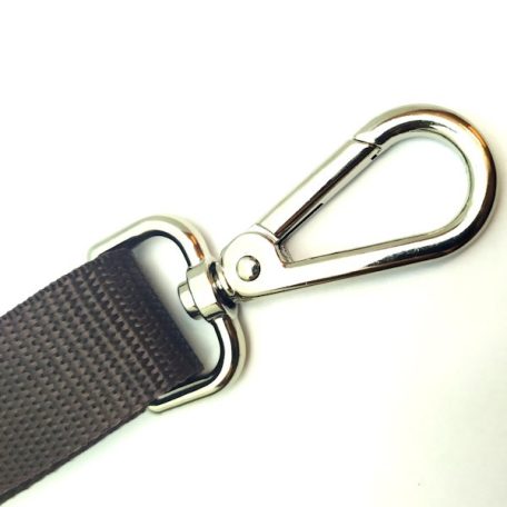 Karabiner 20 MM , nagyfejű egyenes , nikkel