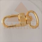 Karabiner 12 MM ovális ,arany