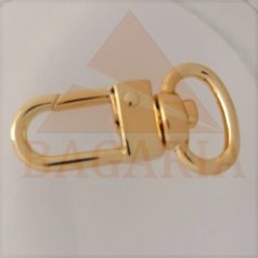 Karabiner 12 MM ovális ,arany