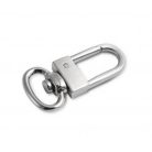 Karabiner ,ovális ,nikkel , 12 mm