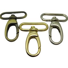 Karabiner 40 MM , nagyfejű csepp , selyem antik