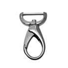 Karabiner 25 MM  x 65  , ívelt , nikkel