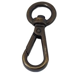 Karabiner 12 MM x 50 , kerek végű , antik
