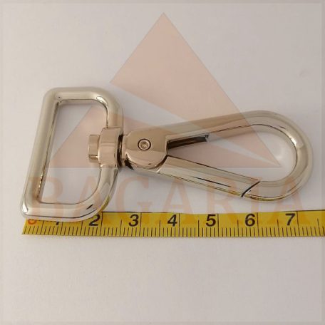 Karabiner 30 MM , nagyfejű egyenes , nikkel