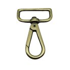 Karabiner 40 MM , nagyfejű egyenes , selyem antik