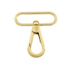   Karabiner 40 MM x 50 mm kisfejű, óvál pánttartóval, arany