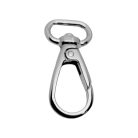 Karabiner 20 MM x 55 mm , óvál , nikkel