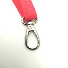 Karabiner 20 MM x 55 mm , óvál , nikkel