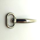 Karabiner 20 MM x 55 mm , óvál , nikkel