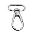 Karabiner 30 MM x 55 mm , óvál , nikkel